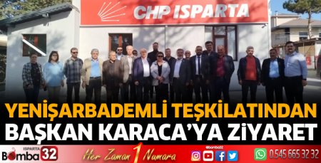 Yenişarbademli teşkilatından hayırlı olsun ziyareti