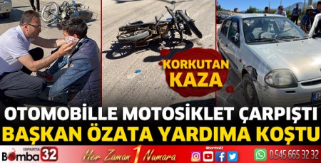 Yenişarbademli’de Trafik Kazası