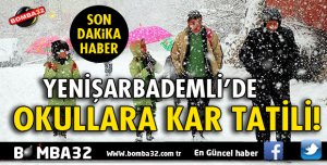 YENİŞARBADEMLİ'DE EĞİTİME KAR ENGELİ