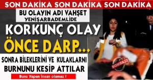 YENİŞARBADEMLİDE KORKUNÇ OLAY