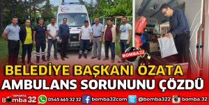 YENİŞARBADEMLİ'NİN AMBULANS SORUNUNU ÇÖZDÜ