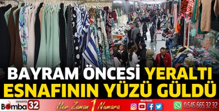 Yeraltı esnafının yüzü güldü 