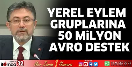 Yerel eylem gruplarına 50 milyon avro destek