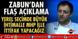 YEREL SEÇİMDE BÜYÜK İHTİMALLE MHP İLLE İTTİFAK YAPACAĞIZ