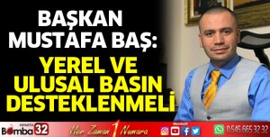 Yerel ve ulusal basın desteklenmeli