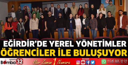 Yerel yönetimler öğrenciler ile buluşuyor 