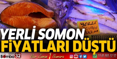 Yerli somon fiyatları düştü