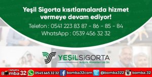 Yeşil Sigorta kısıtlamalarda hizmet vermeye devam ediyor