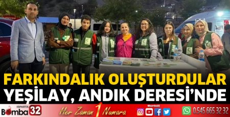 Yeşilay, Andık Deresi'nde yerini aldı