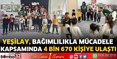 Yeşilay, bağımlılıkla mücadele kapsamında 4 bin 670 kişiye ulaştı