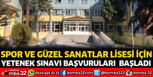 YETENEK SINAVI BAŞVURULARI BAŞLADI
