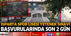 Yetenek sınavı başvurularında son 2 gün
