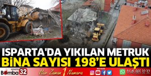 Yıkılan metruk bina sayısı 198’e ulaştı