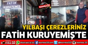 YILBAŞI ÇEREZLERİNİZ FATİH KURUYEMİŞ'TE