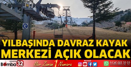 Yılbaşında Davraz Kayak Merkezi açık olacak