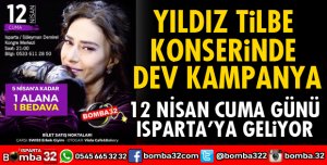 YILDIZ TİLBE KONSERİNDE DEV KAMPANYA