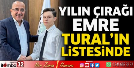 Yılın Çırağı Emre Tural’ın listesinde 