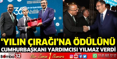 Yılın Çırağı ödülünü aldı
