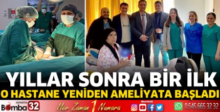 Yıllar sonra bir ilk