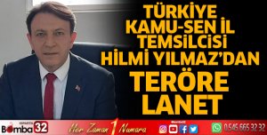 Yılmaz’dan teröre lanet