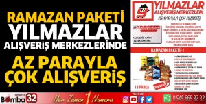 Yılmazlar Alışveriş Merkezlerinde Ramazan Paketi