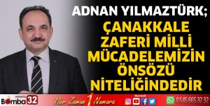 Yılmaztürk'ten 18 Mart mesajı