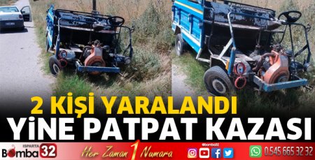 Yine Patpat Kazası 2 Yaralı