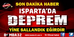 YİNE SALLANDIK BU SEFER EĞİRDİR