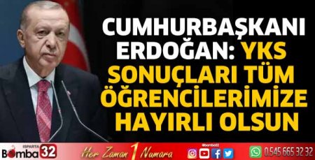 YKS sonuçları tüm öğrencilerimize hayırlı olsun