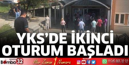 YKS'de ikinci oturum başladı