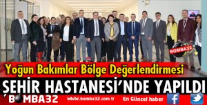 YOĞUN BAKIMLAR BÖLGE DEĞERLENDİRME TOPLANTISI DÜZENLENDİ