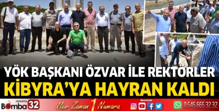YÖK Başkanı Özvar Gölhisar Kibyra'da