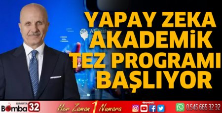 YÖK: Yapay zeka akademik tez programı başlıyor