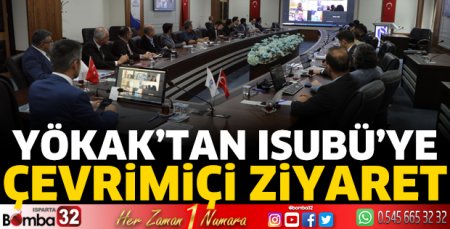 YÖKAK'tan ISUBÜ'ye çevrimiçi ziyaret