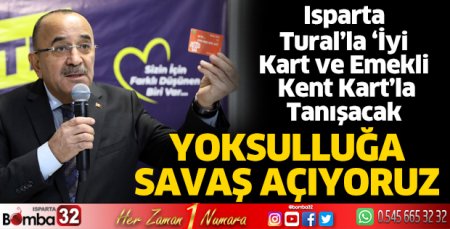 Yoksulluğa savaş açıyoruz