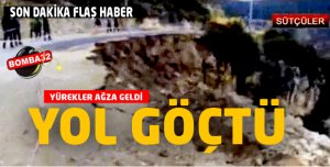 Yol göçtü…