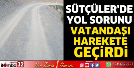 Yol sorunu vatandaşı harekete geçirdi