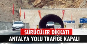 YOL TRAFİĞE KAPALI!
