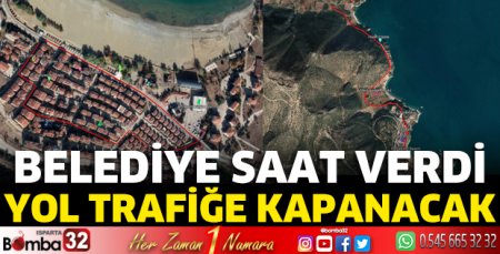 Yol trafiğe kapalı olacak