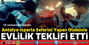 Yolcu otobüsünde evlilik teklifi