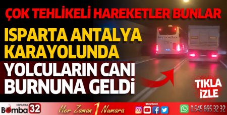 Yolcuların canı burnuna geldi