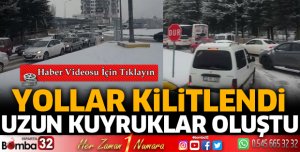Yollar kilitlendi 