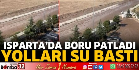 Yolları su bastı