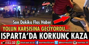 YOLUN KARŞISINA GEÇMEYE ÇALIŞIYORDU 