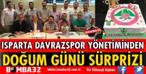 YÖNETİMDEN BAŞKANA DOĞUM GÜNÜ SÜRPRİZİ
