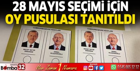 YSK, 28 Mayıs seçimi için oy pusulasını tanıttı