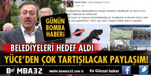 YÜCE’DEN HEYKEL ÇIKIŞI