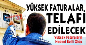 Yüksek Faturaların Nedeni Belli Oldu