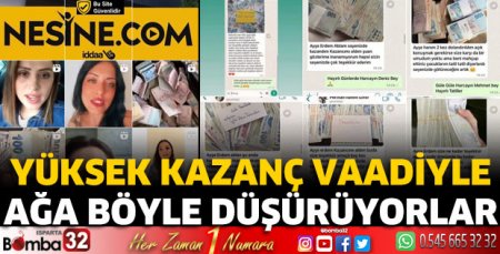 Yüksek kazanç vaadiyle ağa böyle düşürüyorlar