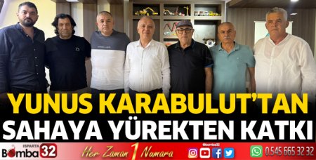 Yunus Karabulut’tan Isparta 32 Spor’a  Anlamlı Destek